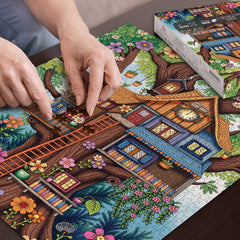 Floral Treehouse Jigsaw Puzzle 1000 Pieces