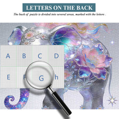 Galaxy Petal Elephant Jigsaw Puzzle 1000 Pieces