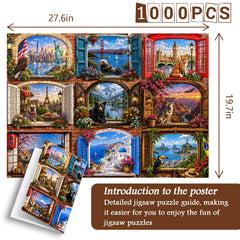 World Panes Jigsaw Puzzle 1000 Piece