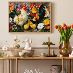 Rooster & Chicks Jigsaw Puzzle 1000 Pieces