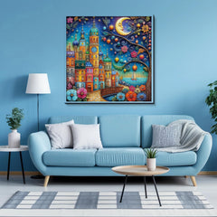 Fantasy Town Jigsaw Puzzle 1000 Pieces