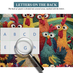 Funny Chicken Jigsaw Puzzle 1000 Piece