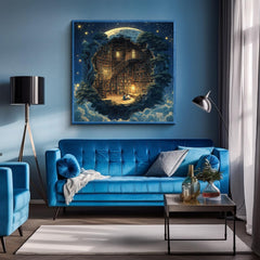 Starry Night Book Nest Jigsaw Puzzle 1000 Pieces