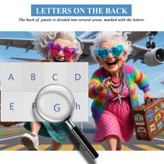 Wanderlust Grannies Jigsaw Puzzle 1000 Pieces