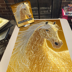Golden Horse Jigsaw Puzzle 1000 Pieces