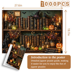 Halloween Grimoire Nook Jigsaw Puzzle 1000 Piece