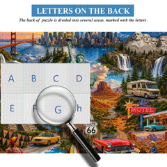 America Landmarks Journey Jigsaw Puzzle 1000 Pieces