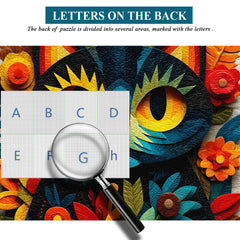 Color Bloom Cat Jigsaw Puzzle 1000 Pieces