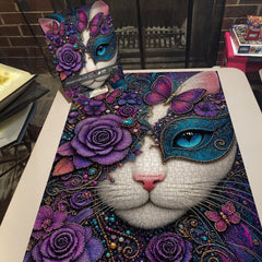 Masquerade Cat Jigsaw Puzzle 1000 Pieces
