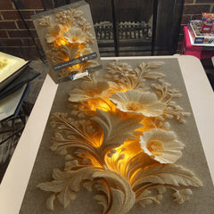 Golden Flower Relief Jigsaw Puzzle 1000 Pieces