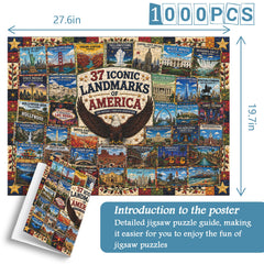 Iconic Sights Jigsaw Puzzle 1000 Piece