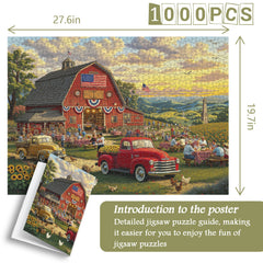 Farmside Freedom Jigsaw Puzzle 1000 Piece