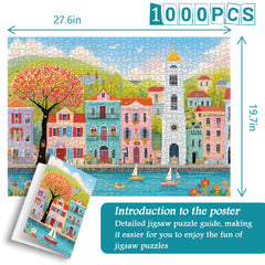 Macaron Villa Jigsaw Puzzle 1000 Piece