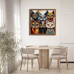 Abstract Cat Jigsaw Puzzle 1000 Pieces