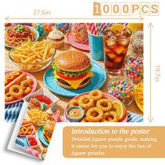 Colorful Bites Jigsaw Puzzle 1000 Pieces