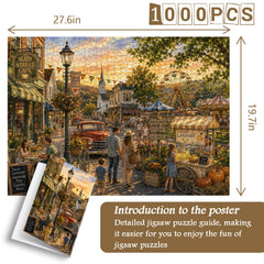 Small Town Fair Jigsaw Puzzle 1000 Piece