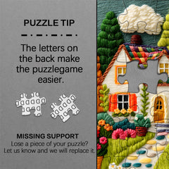 Colorful House Jigsaw Puzzle 1000 Pieces