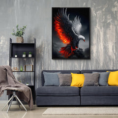 Crimson Flame Eagle Jigsaw Puzzle 1000 Pieces