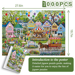 Vibrant Fair Jigsaw Puzzle 1000 Piece
