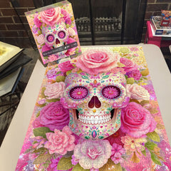 Puzzle Dream Crâne rose 1000 pièces