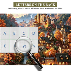 Autumn Mountain Hamlet Jigsaw Puzzle 1000 Pieces