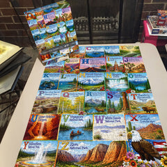 National Park Alphabet Jigsaw Puzzle 1000 Piece