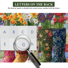 Floral Garden Boots Jigsaw Puzzle 1000 Pieces