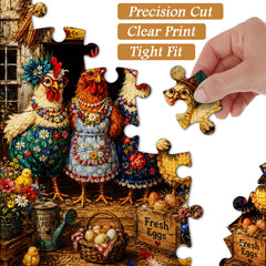 Chicken Garden Club Jigsaw Puzzle 1000 Pieces
