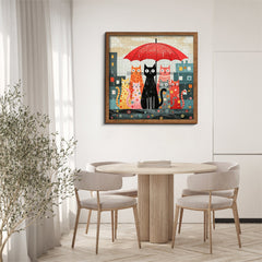 Umbrella Cats Jigsaw Puzzle 1000 Pieces