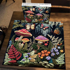 Puzzle d'assemblage broderie jardin de champignons 1000 pièces