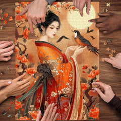 Lady In Moonlight Jigsaw Puzzle 1000 Pieces