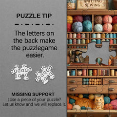 The Knitting Nook Jigsaw Puzzle 1000 Pieces