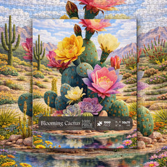 Blooming Cactus Jigsaw Puzzle 1000 Pieces