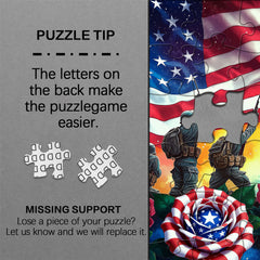 Eternal March of the Brave Jigsaw Puzzle 1000 Pieces