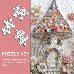 Pilzhaus-Puzzle 1000 Teile