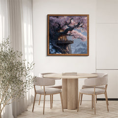 Sakura Cliff Jigsaw Puzzle 1000 Pieces