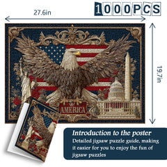 American Eagle Glory Jigsaw Puzzle 1000 Pieces