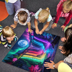Moonlit Rainbow Falls Jigsaw Puzzle 1000 Pieces