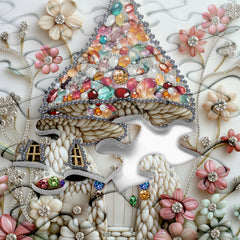 Pilzhaus-Puzzle 1000 Teile