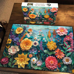 Papierschnitt-Kunst-Puzzle 1000 Teile