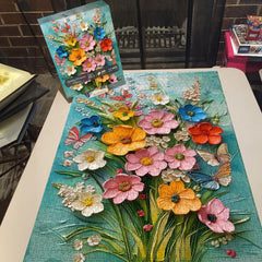 Frühlingsblumen-Tanz-Puzzle 1000 Teile