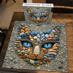 Puzzles en forme de chat en pierre 1000 pièces