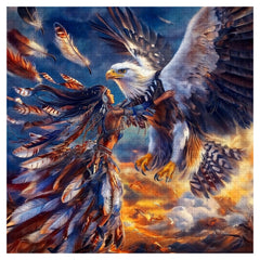 Eagle Spirit Embrace Jigsaw Puzzle 1000 Pieces