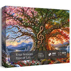 Four Seasons Tree of Life Jigsaw Puzzle 1000 Piece