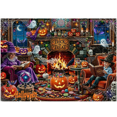 Halloween Hearth Jigsaw Puzzle 1000 Pieces