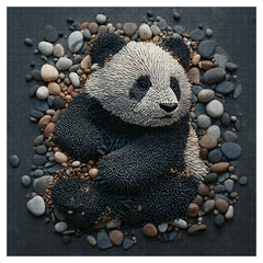 Puzzles en forme de panda Art rupestre 1000 pièces