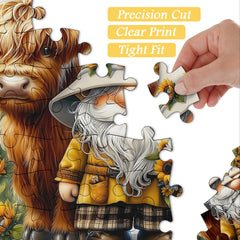 Gnome & Calf Jigsaw Puzzle 1000 Pieces
