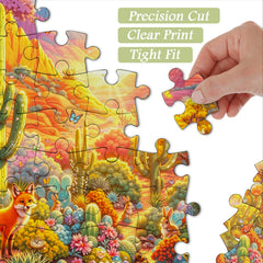 Fox's Desert Adventure Jigsaw Puzzle 1000 Piece