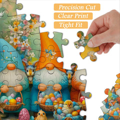 Easter Graden Gnomes Jigsaw Puzzle 1000 Pieces