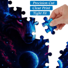 Cosmic Wolf Jigsaw Puzzle 1000 Pieces